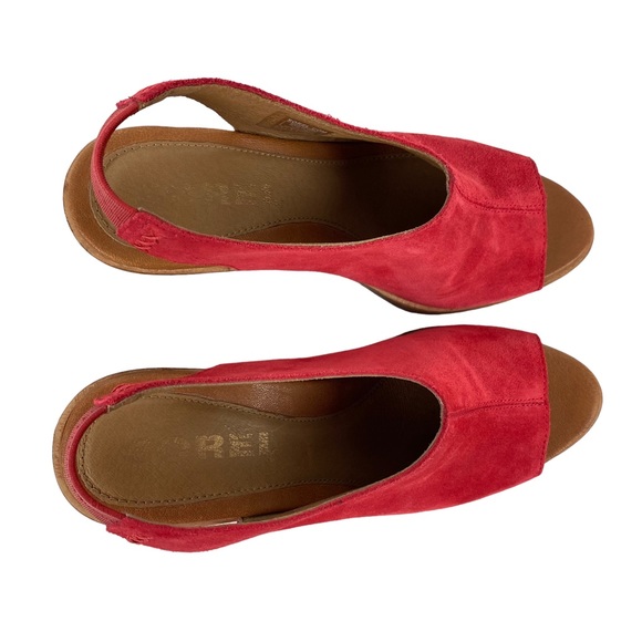 Sorel Ladies After Hours Slingback Sandals in Red size 8